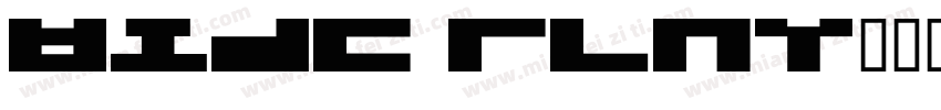 WIDE FLAT字体转换